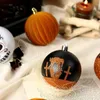 Andere Event-Party-Zubehör, 8 cm große Halloween-Kugel, hängende Dekoration, bemalter Horror-Schädel, Kunststoff-Anhänger, Baumschmuck 230825