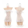 Sexy Pyjamas Cosplay Bride Sex Party Costumes Lace Wedding Dres Lingerie Uniform Sensual Roleplay Couples Game Temptation Outfit 230825