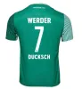 2023 2023 2024 Werder Bremen SPEZIELLES FUSSBALLTRIKOT Marvin Ducksch Leonardo Bittencourt GRÜN 23 24 FRIEDL PIEPER FUSSBALL-TRIKOT-TOP-T