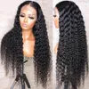 13x4 13x6 Deep Wave Frontal Wig Brazilian 4x4 5x5 HD spetsstängning peruk för kvinnor våta och vågigt 30 tum spetsfront peruk mänskligt hår