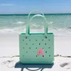 Accessori per parti di scarpe Ciondoli con lettera per borsa compatibili con borse Bogg 2,75 pollici Inserto di grandi dimensioni per borsa da spiaggia con ciondolo decorativo Dro Ot3Ng