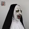 Party Masks Nun Mask Headgear Controling 2 Halloween Dance Performance Horror Luminous Cos Scene Props 230825