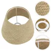 Wall Lamp Rattan Lampshade Vintage Hand Woven Shade Cover Rustic Hanging Chandelier For Bar Cafe Living Room