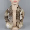 Scarves Lady Real Rabbit Fur Scarf Winter Warm 100%Genuine Rabbit Fur Scarf Girls Real Rabbit Fur Scarf Handmade Scarf 230826