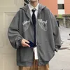 Sudadera con capucha masculina y2k chaqueta para hombre abrigo haruku Punk Patch Zipper Streetwear de gran tamaño Hip Hop Gothic Flower Man Sweinshirts