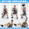 Fitness Balls Fitness Soft Medicine Ball Wall Ball For Strength Workout Cross Training Full Body Exercise PU Leather Ripstop Durable 2-15kg 230826