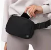 Luxury lu fanny pack everywhere belt Bag designer bags chest yoga bag bumbag nylon Womens mens outdoor Fleece Shoulder Crossbody Waist Bags with brand Handbag