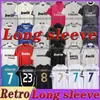 14 15 16 17 18 Manga Longa Real Madrid RONALDO Camisas de Futebol Di Maria ALONSO RONALDO MODRIC HIGUAIN Retro Real Manga Longa Madrid Camisa de Futebol Clássico Vintage