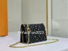 10A COUSSIN Taschen Designer-Tasche Damen-Designer-Geldbörsen Umhängetaschen Luxus-Umhängetasche quadratische Handtaschen Echtes Leder Ketten-Umhängetasche geprägt