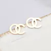 Women Stud Earrings Brand Hoop Earrings Luxury 18K GoldEarrings Fashion Party Wedding Engaing LoversギフトのためのJewlery Designer