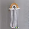 Rainbow Hanging Tessal Hairball Hairpin Finishing, Storage and Weaving Children's Room Decoration Wall Decoration 122842