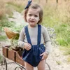 가족 일치 의상으로 AW23 격자 무늬 Shabbos 컬렉션 소년 여자 옷 아기 아이 블레이저 스커트 롬퍼 바지 휴일 230826