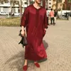 民族衣類イスラム教徒の男性ファッションアバヤアラビア語イスラムルーズシャツローブジュバトベ印