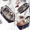 Waist Bags Japanese Style Velvet Cosmetic Bag Large Capacity Portable Lipstick Storage Jewelry Navy Tassel 230826