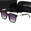 High quality sunglasses brand Alphabet Mirror Legs High appearance Level Sunscreen square luxury leisure driving glasses