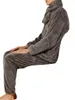 Women's Sleepwear Family Matching Pajamas Set Cozy Flannel Long Sleeve Tops Elastic Pants And Scarf Loungewear Soft For Nightwear