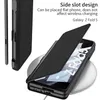 Portafoglio in pelle per Samsung Galaxy Z Fold 5 Custodia Flip Book Pen Slot Staffa Pellicola protettiva Cover per schermo