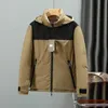 2023 British Style Designer Mens Down Reversible Jackets Classic Plaid Winter Hooded Coat Limited Edition Bekväma varma män Vindtätt 1659