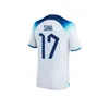 23 23 24 New Englands Kane Rashford Hayranları Oyuncu Futbol Formaları Saka Sterling Grealish Henderson Futbol Gömlek Evden uzakta Kadın Çocuk Kit üniformaları