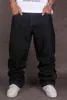 Jeans pour hommes Hommes Noir Baggy Jeans Hip Hop Designer CHOLYL Marque Skateboard Pantalon Lâche Style True HipHop Rap Jeans Boy size30-46 230827