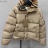 Hoogwaardige dames down jas ontwerper Parkas 22fw mode winter heren dames jas luxe letter plaid klassieke warme top jas twee kleuren goed