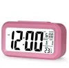 Kunststoff-Stummwecker, LCD-Smart-Temperatur, niedlich, lichtempfindlich, digitale Wecker, Snooze-Nachtlicht, Kalender SN3318 LL