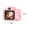 Speelgoedcamera's Digitale camera voor kinderen 1080P Minivideo Dubbele lens 2 inch touchscreen Pography Educatief voor kinderen Verjaardagscadeau 230826