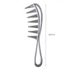 Brosses à cheveux large dent requin peigne en plastique bouclé salon de coiffure massage pour outil de coiffure curl 230826