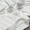 Women's Sleepwear Korean Pajama Set White Top And Shorts Summer Pajamas For Women With Sets Pants Pyjamas To Sleep Pjs