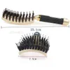 Hårborstar Scalp Massage Comb Brestle Nylon Hairbrush Wet Curly Doltangle Antistatic Brush Professional Salon Frisörstil 230826