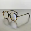 Solglasögon Designer Fashion Top Eyeglass Frame Women's Slim and Anti Blue Light kan matchas med Myopia CH3423 Hawksbill Light Luxury Round Frame