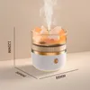 Autres appareils électroniques Diffuseur d'arôme USB Pierre de cristal Diffuseur d'huile essentielle ultrasonique électrique Humidificateur d'air d'aromathérapie avec lumière LED 7 couleurs 230826