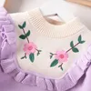 Pullover Girls Sweater Sweater Fashion Childrens Clothing Autumn Baby Tops Pullover Sweater الأطفال