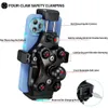 Cell Phone Mounts Holders Phone Holder Stem Triple Tree Fork Mount Clamp Mobile Phone Stand Motorcycle Mirror Navigation Phone Support Handlebar Bracket 230826