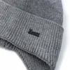 Beanie/Skull Caps Heren Wintermuts Fleece toevoegen Warme oorklep Cap Stijlvolle zachte muts voor heren Outdoor Dikker Skisport Gebreide muts 230826