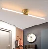 Lâmpadas de parede estilo europeu ouro moderno led simples quarto estudo lâmpada cabeceira criativo acrílico luz guia tubo sala estar