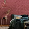 Bakgrundsbilder Rose Red Animal Fur Leopard Texture Bakgrund Fashion Restaurang Bar Bakgrund Personlighet 3D Mural Papel de Parede