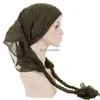 Chapeau pré-attaché pour femmes, tresses musulmanes, Turban Hijab, casquette de chimio, couverture contre la perte de cheveux, écharpe enveloppante, couvre-chef, Bandana, Bonnet Turbante Mujer