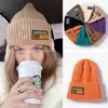 BeanieSkull Caps Muts Winter voor Dames Heren Jongens Meisjes Gehaakte Skullies Hoed Effen Kleur Unisex Herfst Gebreide Mutsen Caps Wild Accessoires 230826