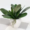 Decorative Flowers Artificial Plants Large Phalaenopsis Leaf Fake DIY Flower Arrangement Accessories Home Garden Orchid Leaves