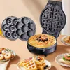 Backformen Sandwichmaker 3 in 1 Waffel mit abnehmbaren Platten Panini Press Toaster für Frühstückssandwiches gegrillten Käse