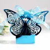 Gift Wrap 5pcs Hollowed Butterfly Art Paper Boxes Packaging Wrapping Candy Chocolate Ribbons Wedding Party Supplies