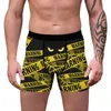 Onderbroeken 3D-geprinte boxers voor heren - Leuk en comfortabel ondergoed voor alle seizoenen, 4 stuks