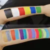 Farba ciała Ophir Rainbow Face Series wielokolorowy Seria farby Tymczasowa Art Fainta 144G5.14 Uz Makeup Pigment Pigment RT012 230826