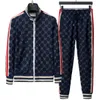 Winter Mens Designers Tracksituts jogging garnitur haftowane męskie dreski bawełniane kurtka pullover man zamek błyskawicy