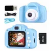 Speelgoedcamera's Digitale camera voor kinderen 1080P Minivideo Dubbele lens 2 inch touchscreen Pography Educatief voor kinderen Verjaardagscadeau 230826