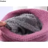 Berets Super Warm Mother's Hat Winter Wool Cap Ladies Rabbit Fur Visors Berets Hats Thickened Plush Painter Caps Soft Women Hats 230826