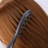 Brosses à cheveux large dent requin peigne en plastique bouclé salon de coiffure massage pour outil de coiffure curl 230826