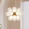 Żyrandole Postmodern bąbelkowy żyrandol szklany szklany lampa lampa lampa kumeleur do salonu na poddaszu sypialnia designerska atmosfera światło