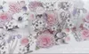 Geschenkpapier, Vintage-Stil, rosa Rose, Tulpe, Blumen, Washi-PET-Klebeband für Kartenherstellung, Dekoration, DIY, Scrapbooking, Planaufkleber